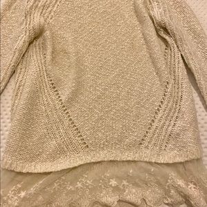 Cream sweater